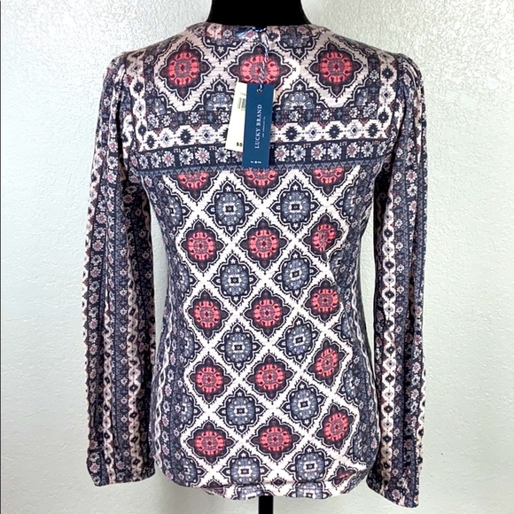 [ LUCKY BRAND ] Boho Long Sleeve Top - Picture 5 of 7